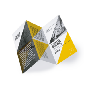 Dépliant Format 3 volets accordéon