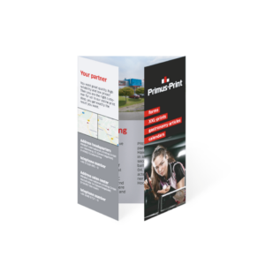 Dépliant Format3 volets en portefeuille