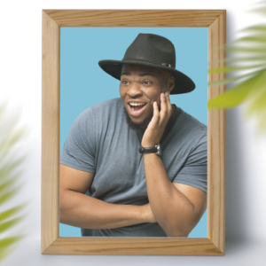 Tableau A1 pvc avec cadre en bois (60x85cm)