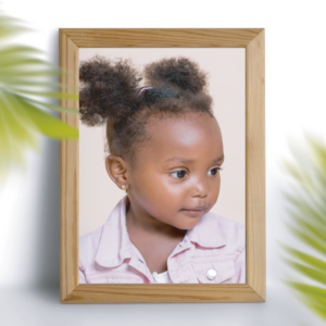 Tableau A2 pvc avec cadre en bois (42x60cm)